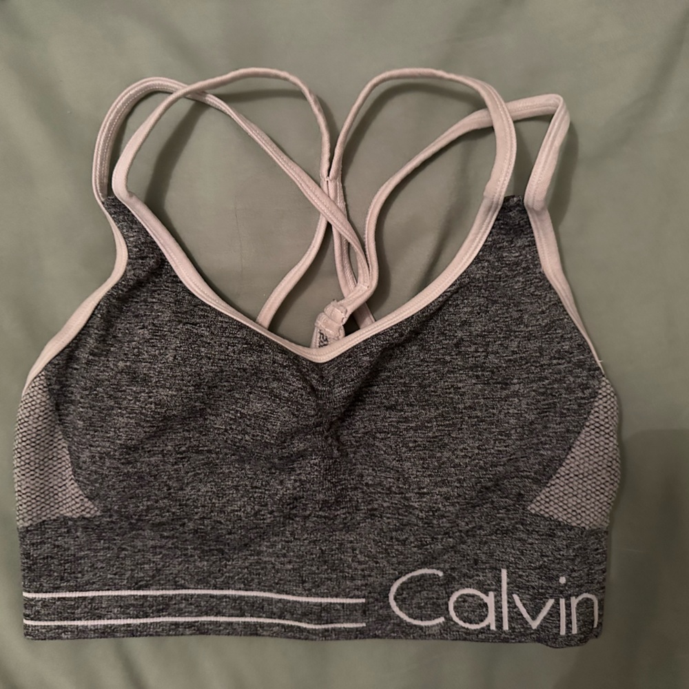 calvin klein sports bra